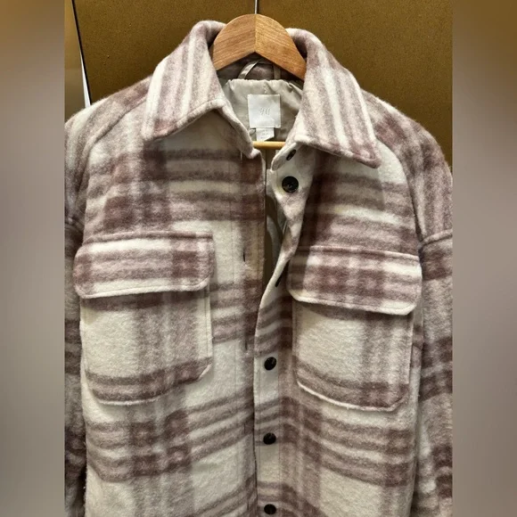 H&M Long Shacket Jacket - Picture 3 of 5